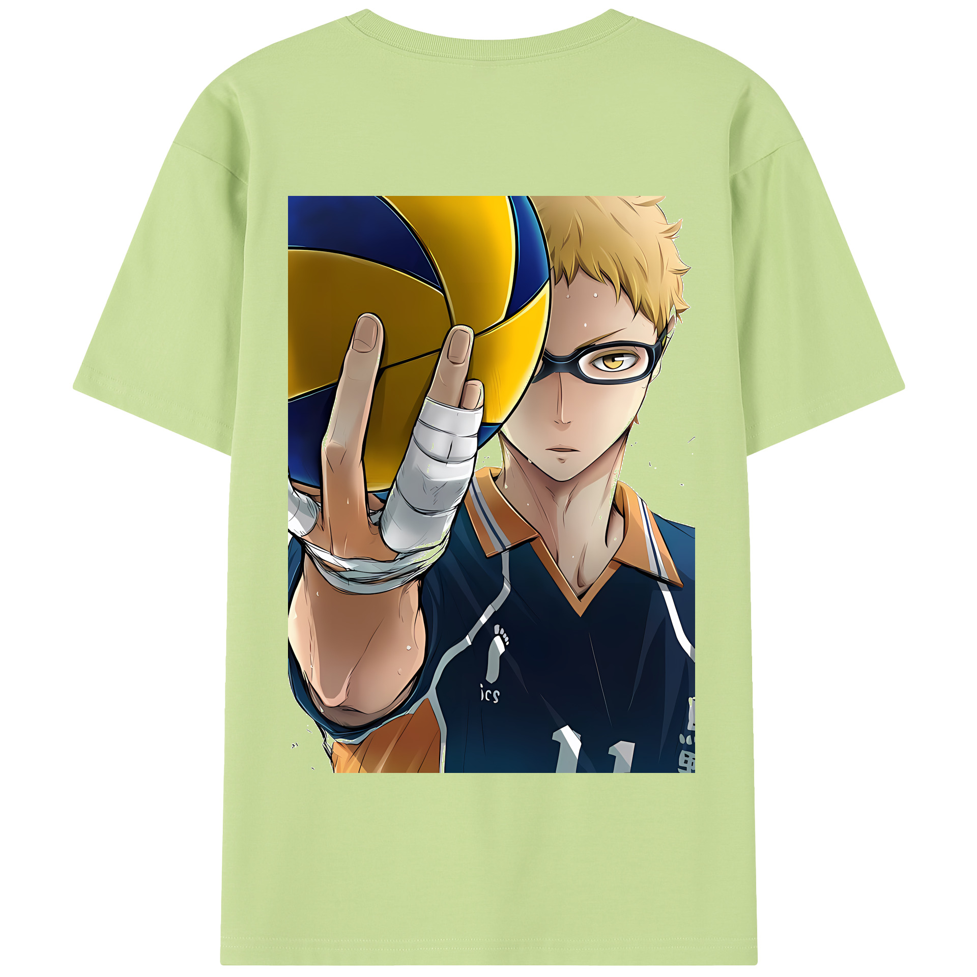 （画像用） ハイキュー!! Haikyu!! 綿100％半袖Tシャツ（背面プリント）